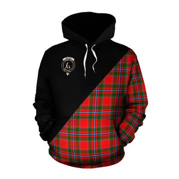 Butter Tartan Cotton Hoodie with Family Crest and Military Logo Style Pullover Hoodie XS - Tartan Vibes Clothing