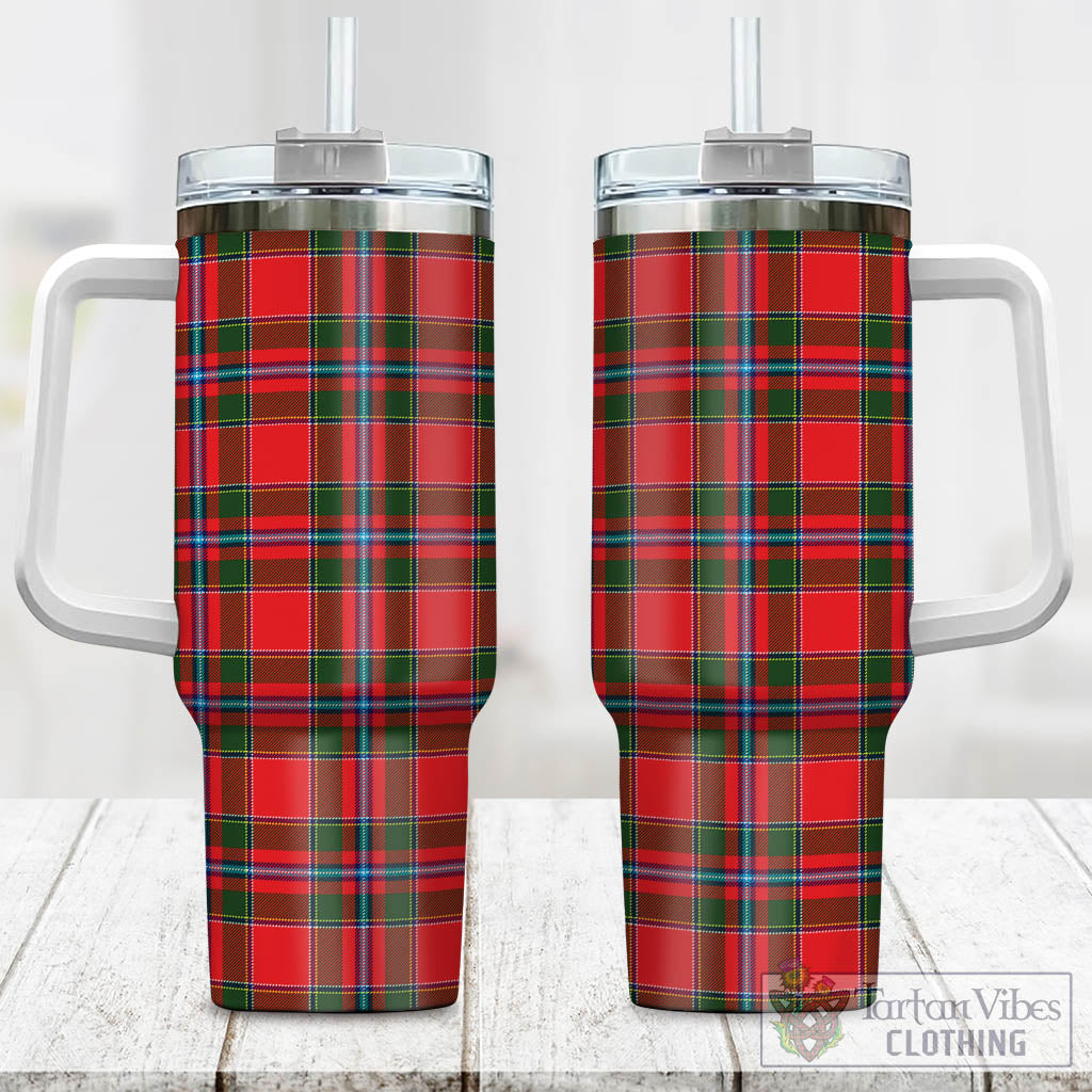 Butter Tartan Tumbler with Handle One Size 40 OZ - Tartan Vibes Clothing