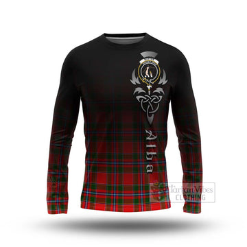 Butter Tartan Long Sleeve T-Shirt Featuring Alba Gu Brath Family Crest Celtic Inspired Unisex - Tartan Vibes Clothing