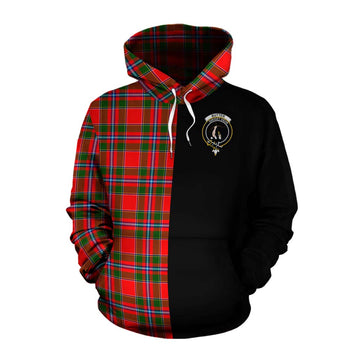 Butter Tartan Cotton Hoodie with Family Crest and Half Of Me Style Pullover Hoodie XS - Tartan Vibes Clothing