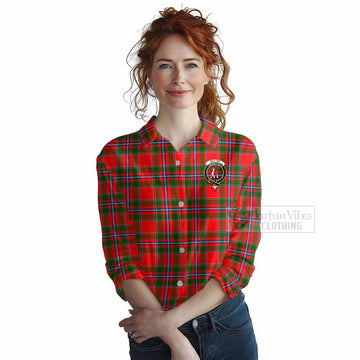 Butter Tartan Women's Casual Shirt with Family Crest DNA In Me Style Female - Tartan Vibes Clothing