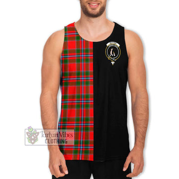 Butter Tartan Men's Tank Top with Family Crest and Half Of Me Style Men - Tartan Vibes Clothing