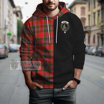 Butter Tartan Hoodie with Family Crest and Half Of Me Style Zip Hoodie - Tartan Vibes Clothing