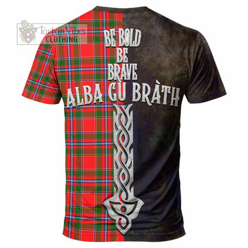 Butter Tartan Family Crest T-Shirt Alba Gu Brath Be Brave Lion Ancient Style - Tartan Vibes Clothing
