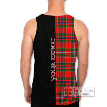 Butter Tartan Men's Tank Top with Family Crest and Half Of Me Style - Tartan Vibes Clothing