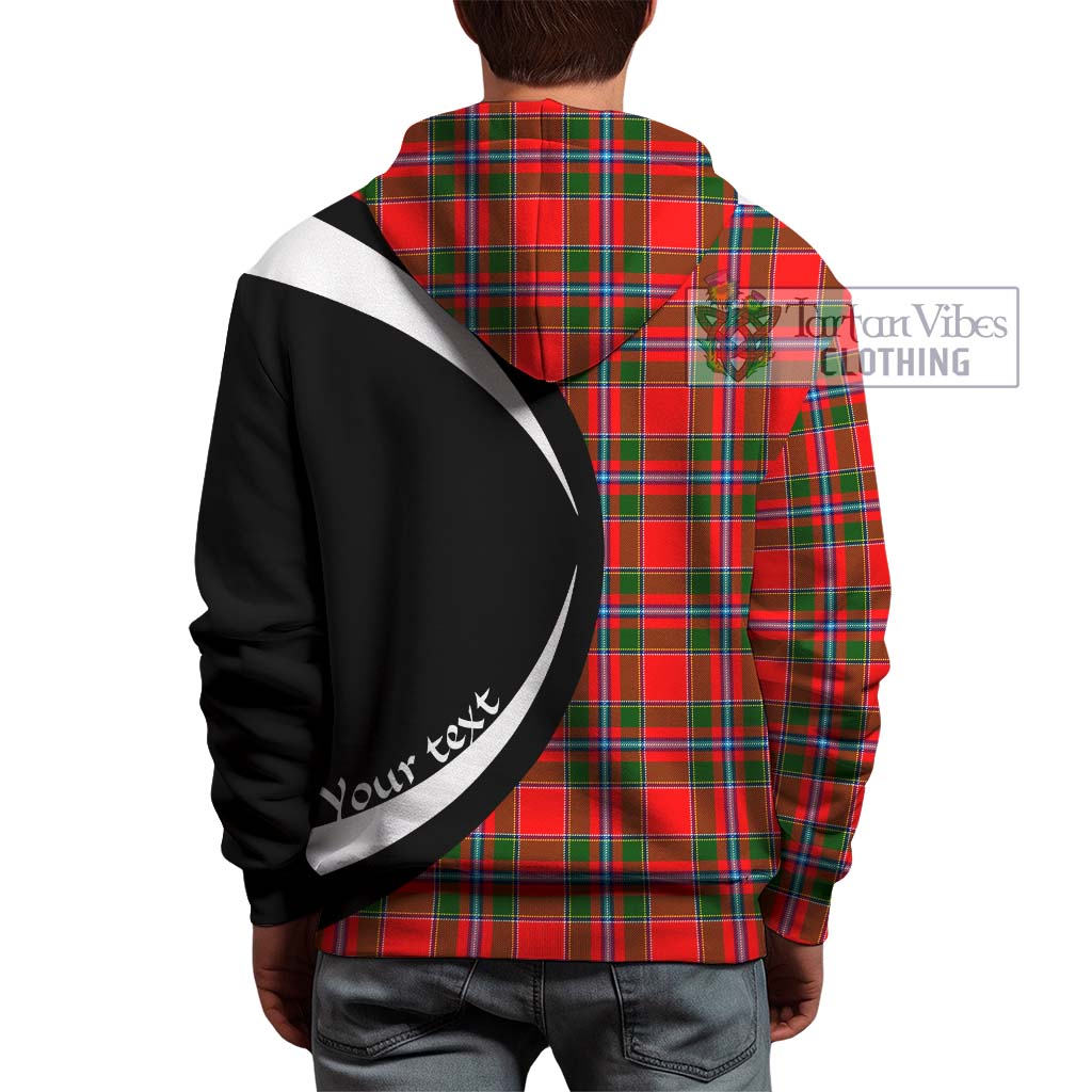 Butter Tartan Hoodie with Family Crest Circle Style - Tartan Vibes Clothing