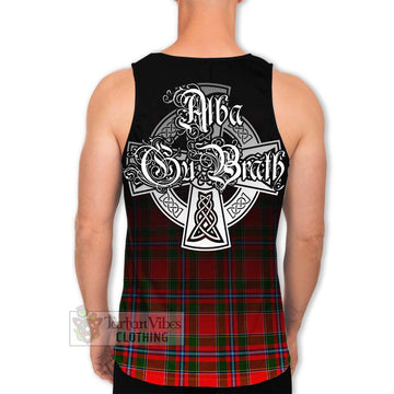 Butter Tartan Men's Tank Top Featuring Alba Gu Brath Family Crest Celtic Inspired - Tartan Vibes Clothing