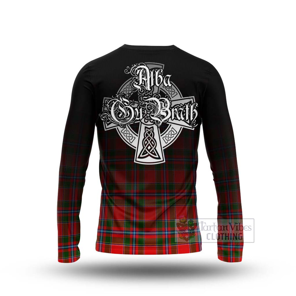 Butter Tartan Long Sleeve T-Shirt Featuring Alba Gu Brath Family Crest Celtic Inspired - Tartan Vibes Clothing