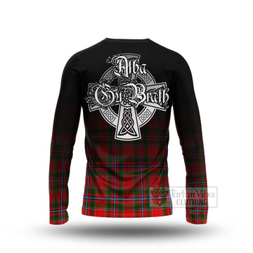 Butter Tartan Long Sleeve T-Shirt Featuring Alba Gu Brath Family Crest Celtic Inspired - Tartan Vibes Clothing