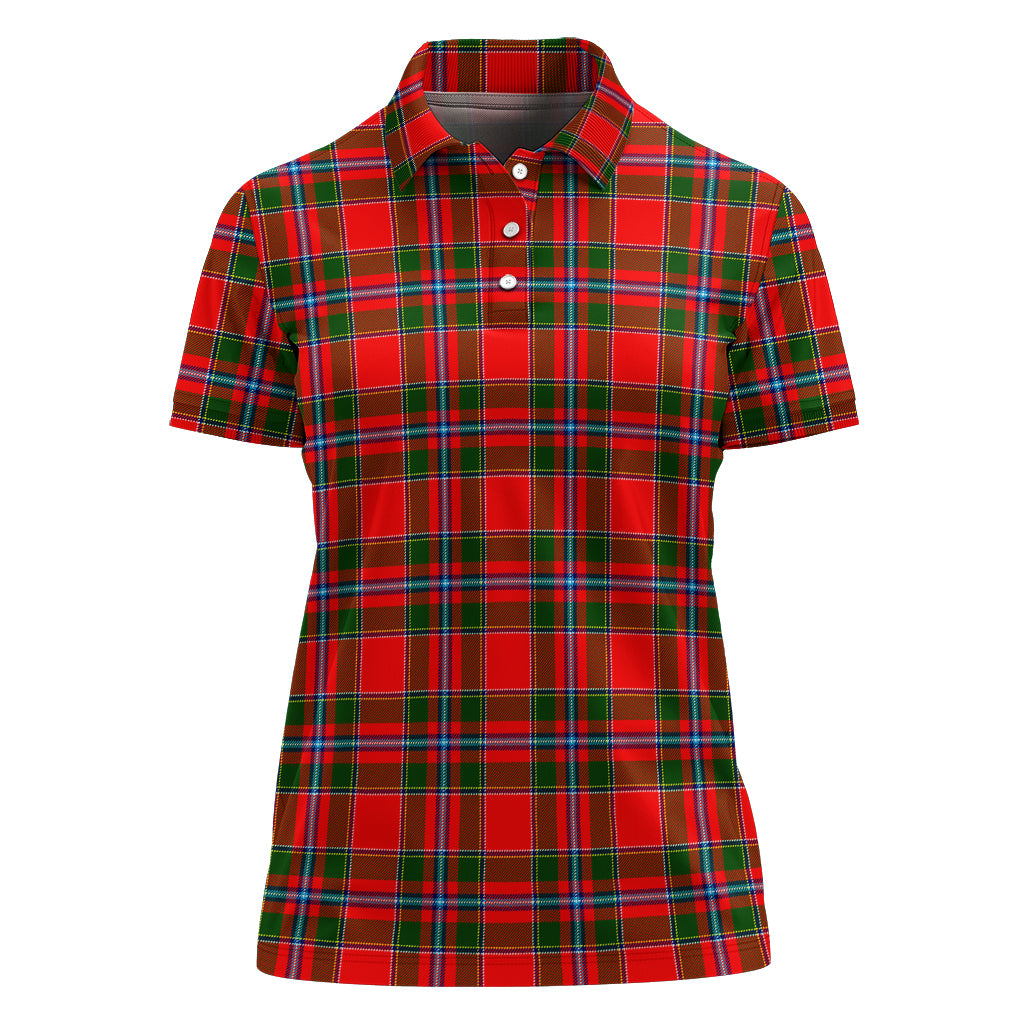 Butter Tartan Polo Shirt For Women - Tartan Vibes Clothing