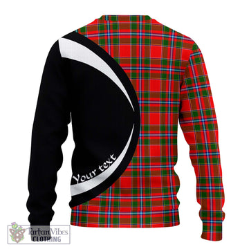 Butter Tartan Ugly Sweater with Family Crest Circle Style - Tartan Vibes Clothing