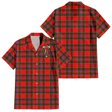 Butter Tartan Hawaiian Shirt with Family Crest