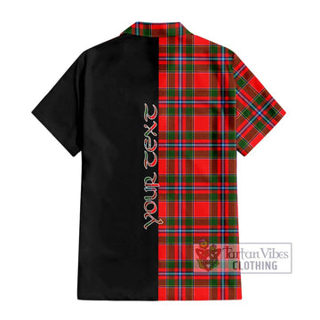 Butter Tartan Hawaiian Shirt with Family Crest and Half Of Me Style - Tartan Vibes Clothing