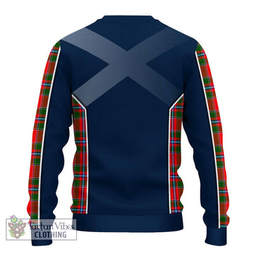 Butter Tartan Ugly Sweater with Family Crest and Lion Rampant Vibes Sport Style - Tartan Vibes Clothing
