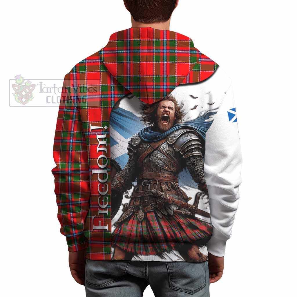 Tartan Vibes Clothing Butter Crest Tartan Hoodie Inspired by the Freedom of Scottish Warrior