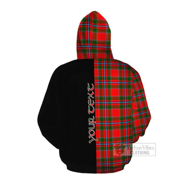 Butter Tartan Cotton Hoodie with Family Crest and Half Of Me Style Pullover Hoodie - Tartan Vibes Clothing