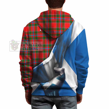 Butter Tartan Hoodie with Family Crest Scotland Patriotic Style - Tartan Vibes Clothing