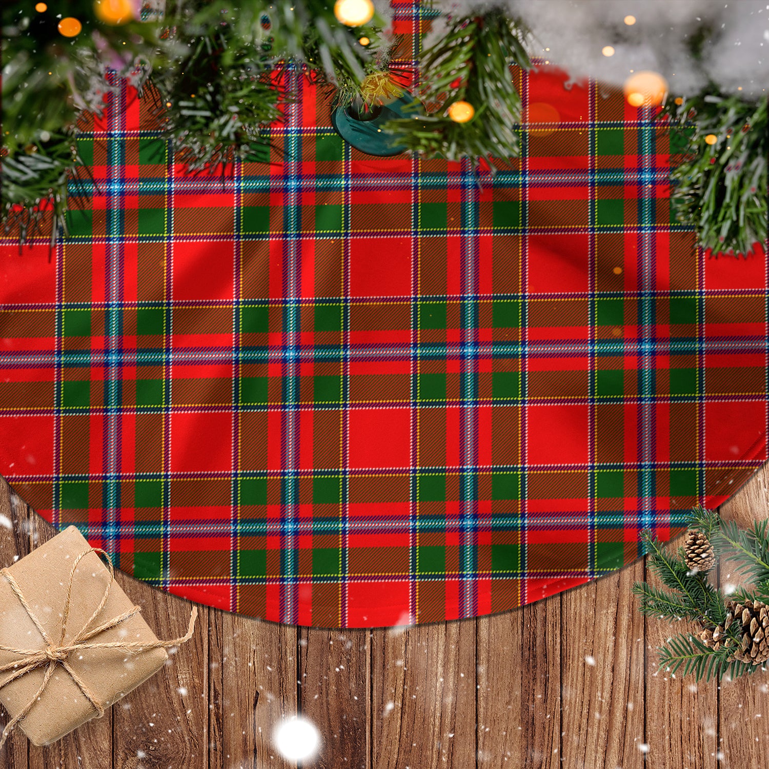 Butter Tartan Christmas Tree Skirt - Tartan Vibes Clothing