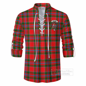 Butter Tartan Ghillie Kilt Shirt with Family Crest DNA In Me Style - Tartan Vibes Clothing