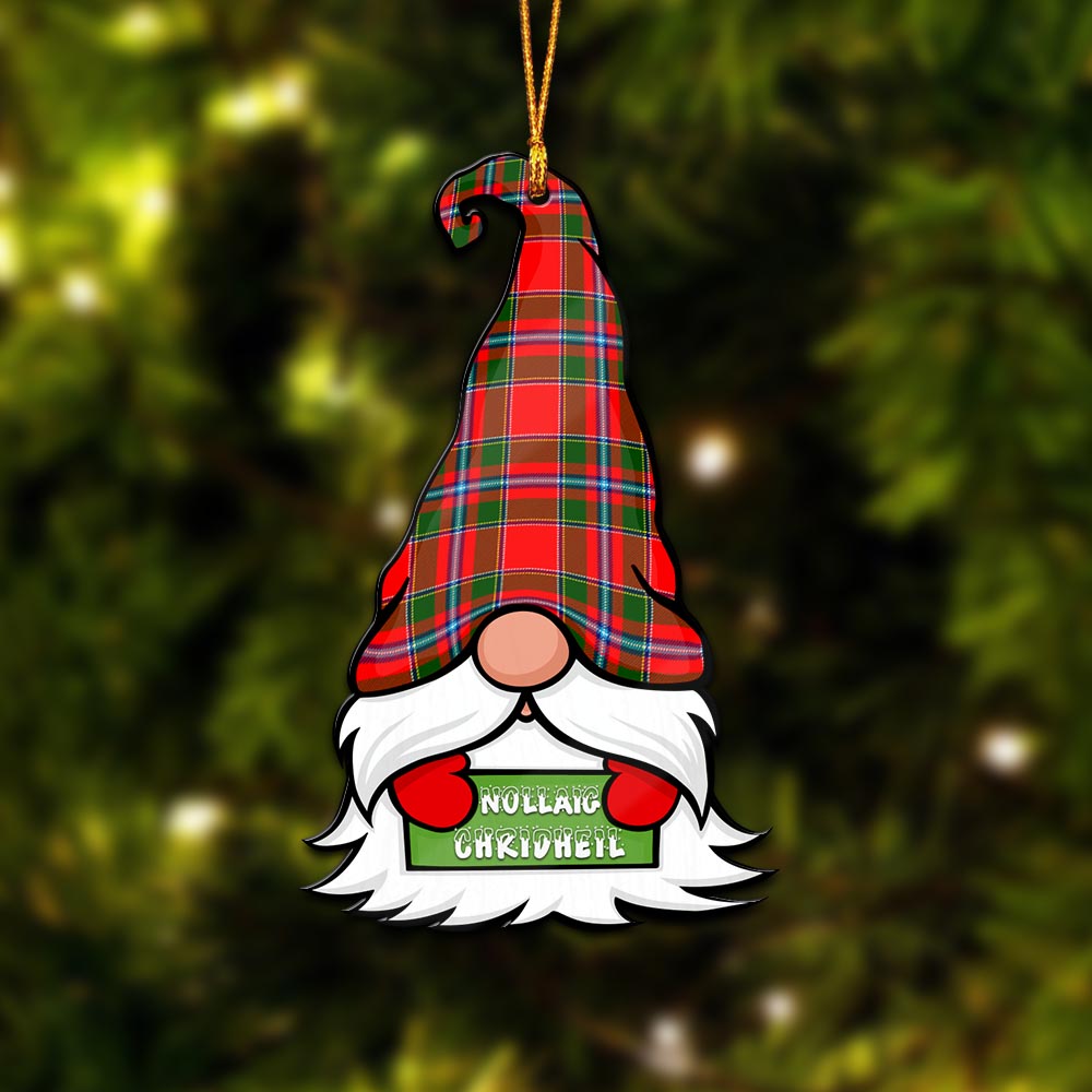 Butter Gnome Christmas Ornament with His Tartan Christmas Hat - Tartan Vibes Clothing