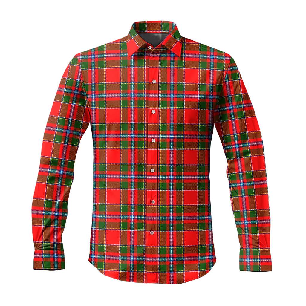 Butter Tartan Long Sleeve Button Up Shirt Men's Shirt - Tartan Vibes Clothing