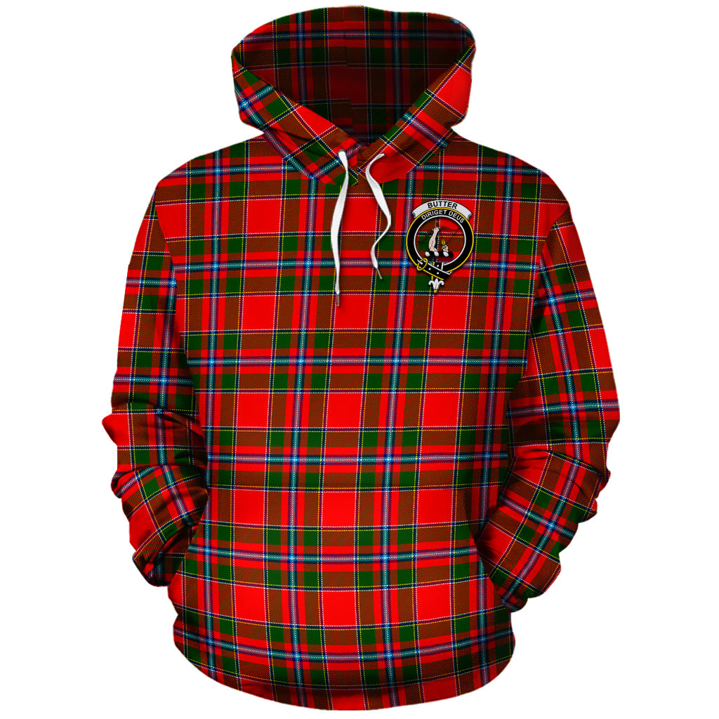 Butter Tartan Hoodie with Family Crest