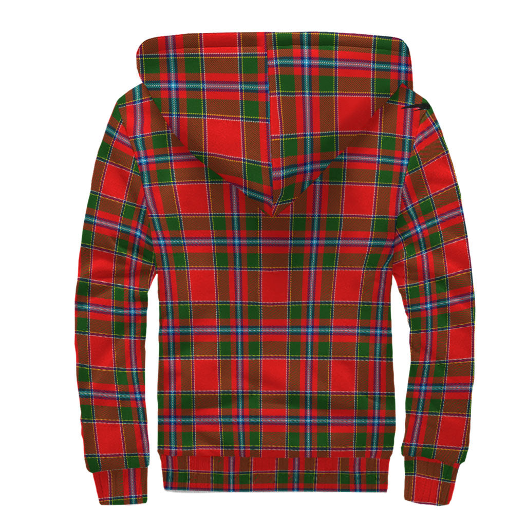Butter Tartan Sherpa Hoodie with Family Crest