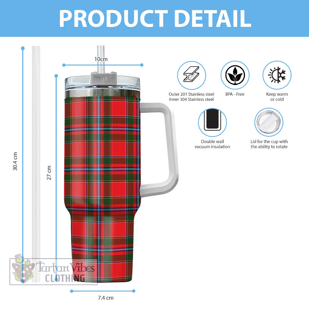 Butter Tartan Tumbler with Handle - Tartan Vibes Clothing