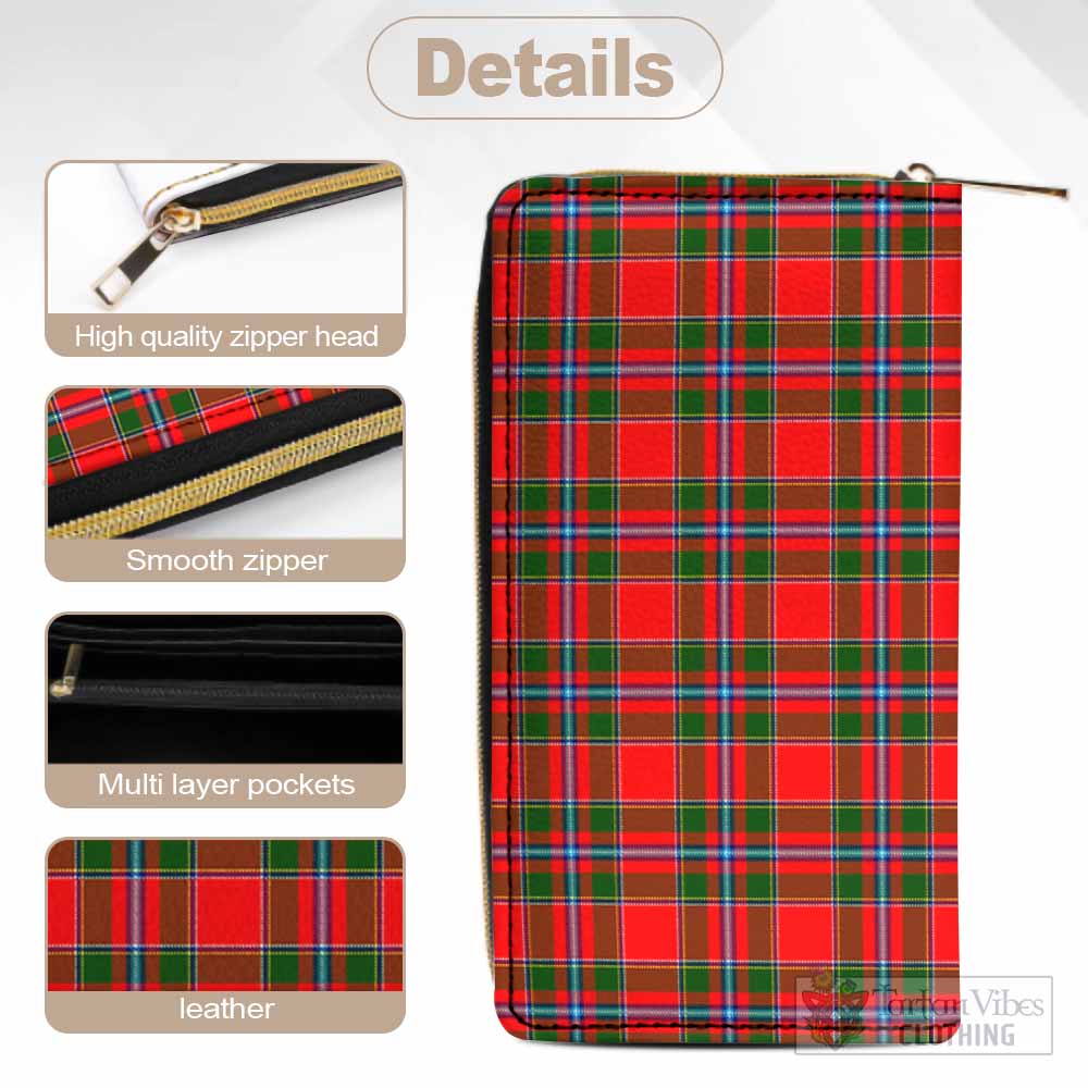 Butter Tartan Women's Leather Wallet - Tartan Vibes Clothing