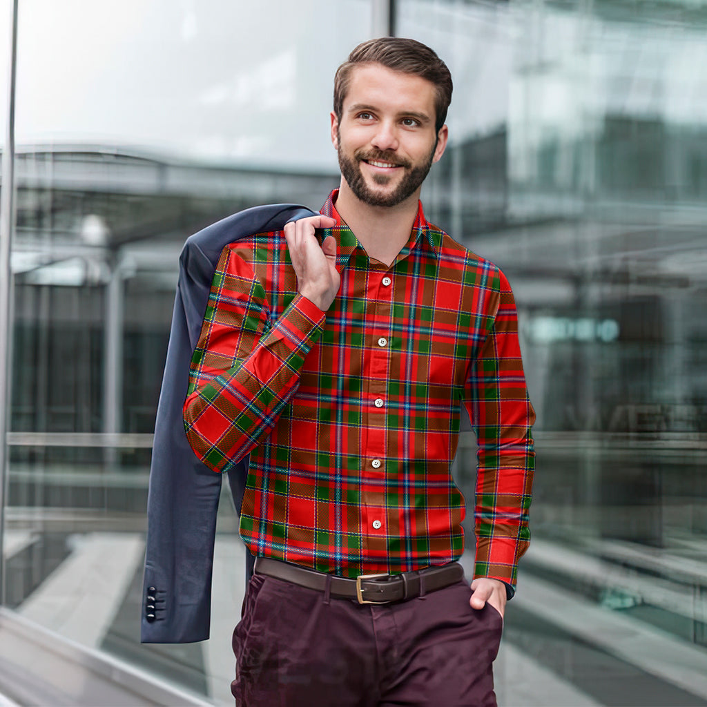 Butter Tartan Long Sleeve Button Up Shirt - Tartan Vibes Clothing