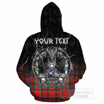 Butter Tartan Crest Cotton Hoodie Celtic Odin's Raven Legacy
