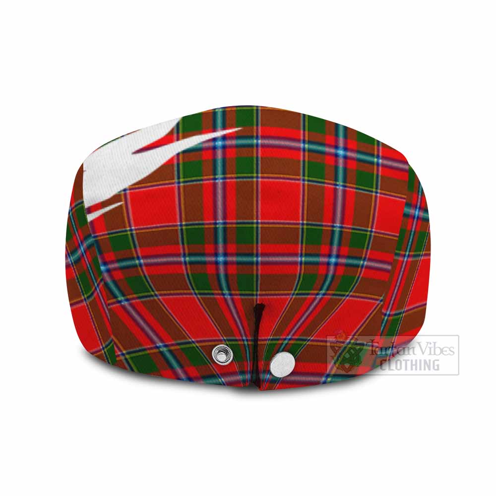 Butter Tartan Loch Ness Monster Scottish Heritage Art Flat Cap, Jeff Cap