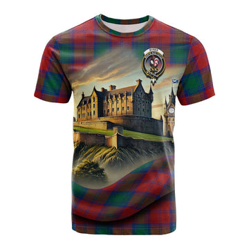 Byres (Byses) Tartan Family Crest Cotton T-shirt with Scottish Ancient Castle Style Kid's Shirt - Tartan Vibes Clothing