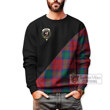 Byres (Byses) Tartan Sweatshirt with Family Crest and Military Logo Style Unisex - Tartan Vibes Clothing
