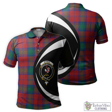 Byres (Byses) Tartan Men's Polo Shirt with Family Crest Circle Style Kid - Tartan Vibes Clothing