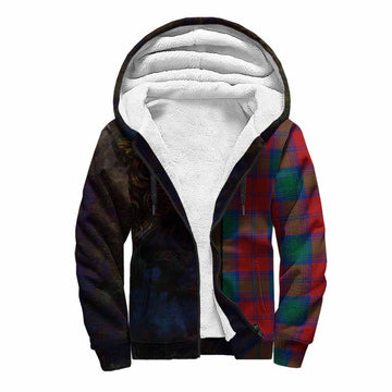 Byres (Byses) Tartan Family Crest Sherpa Hoodie Alba Gu Brath Be Brave Lion Ancient Style Unisex S - Tartan Vibes Clothing
