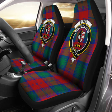 Byres (Byses) Tartan Car Seat Cover with Family Crest One Size - Tartan Vibes Clothing