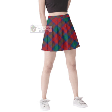 Byres (Byses) Tartan Women's Plated Mini Skirt