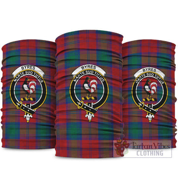 Byres (Byses) Tartan Neck Gaiters, Tartan Bandanas, Tartan Head Band with Family Crest package One Size - Tartan Vibes Clothing