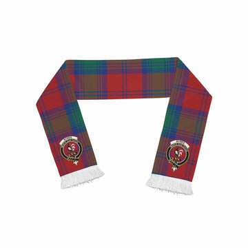 Tartan Vibes Clothing Byres (Byses) Tartan Ruffneck Scarf with Family Crest