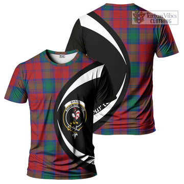 Byres (Byses) Tartan T-Shirt with Family Crest Circle Style Kid's Shirt - Tartan Vibes Clothing