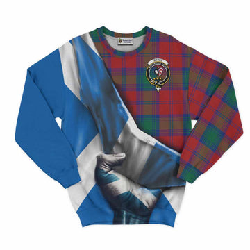 Byres (Byses) Tartan Sweatshirt with Family Crest Scotland Patriotic Style Unisex - Tartan Vibes Clothing
