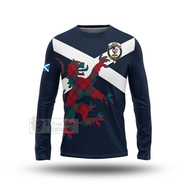 Byres (Byses) Tartan Lion Rampant Long Sleeve T-Shirt Proudly Display Your Heritage with Alba Gu Brath and Clan Name Unisex - Tartan Vibes Clothing
