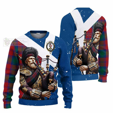 Byres (Byses) Tartan Knitted Sweater with Family Crest Scottish Bagpiper Vibes Unisex - Tartan Vibes Clothing