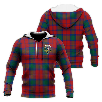 Byres (Byses) Tartan Knitted Hoodie with Family Crest Unisex Knitted Pullover Hoodie - Tartan Vibes Clothing