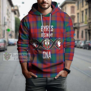 Byres (Byses) Tartan Hoodie with Family Crest DNA In Me Style Pullover Hoodie - Tartan Vibes Clothing