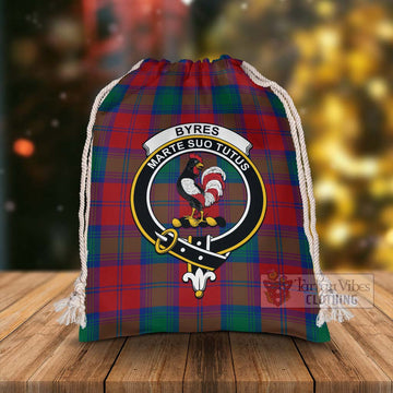 Byres (Byses) Tartan Christmas Santa's Bag with Family Crest - Tartan Vibes Clothing