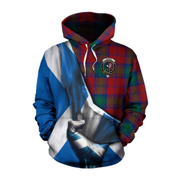 Byres (Byses) Tartan Cotton Hoodie with Family Crest Scotland Patriotic Style Pullover Hoodie XS - Tartan Vibes Clothing
