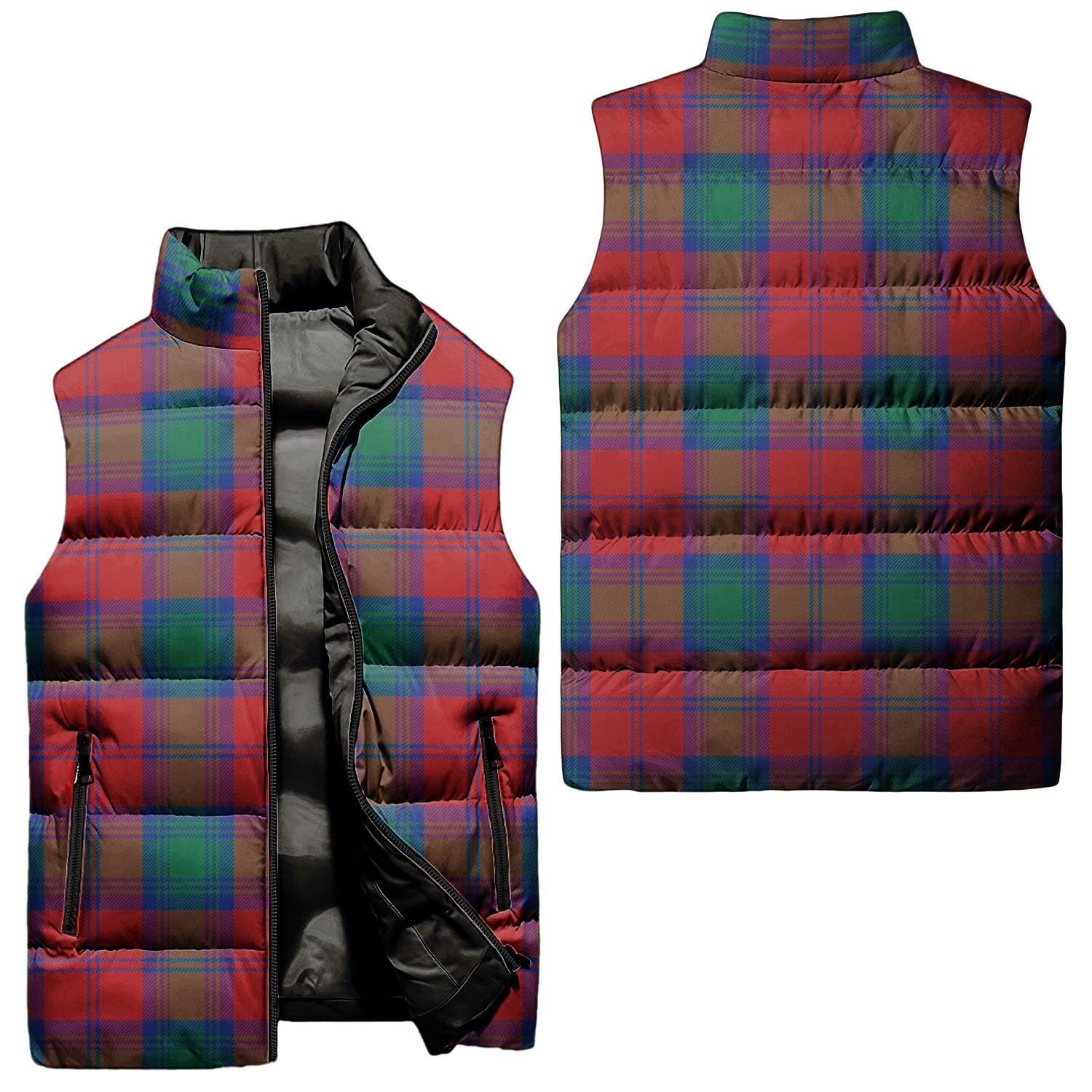 Byres (Byses) Tartan Sleeveless Puffer Jacket Unisex - Tartanvibesclothing