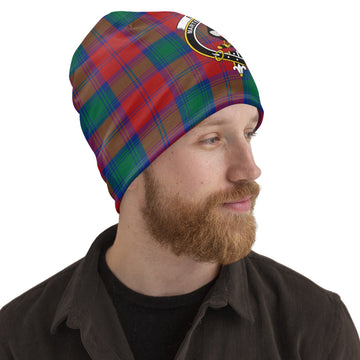 Byres (Byses) Tartan Beanies Hat with Family Crest Adult 10.8 × 11 inches - Tartan Vibes Clothing